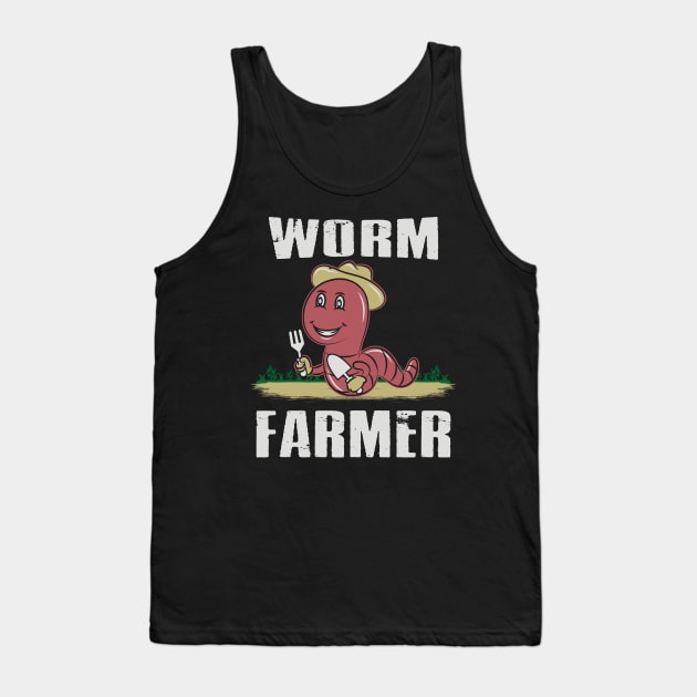 WORM FARMING: Worm Farmer Tank Top by woormle